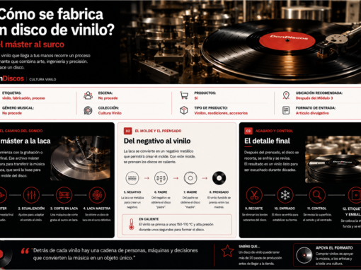 ¿Cómo se fabrica un disco de vinilo? Del máster al surco