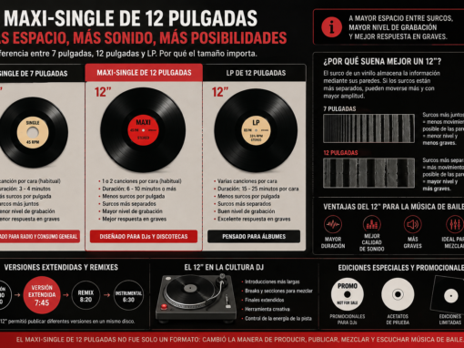 El maxi-single de 12 pulgadas: el formato que transformó la música de baile