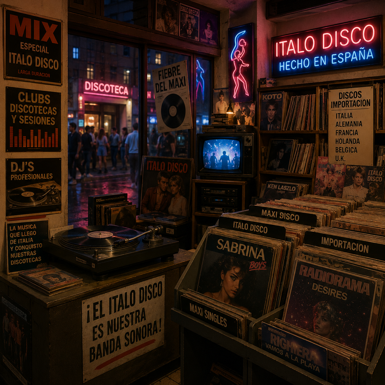 La expansión del Ítalo Disco en España durante los años ochenta