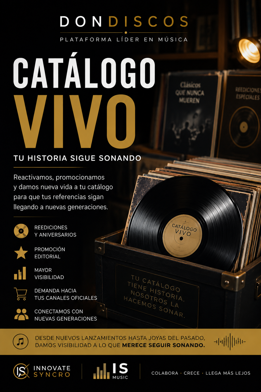 Catálogo vivo de sello discográfico