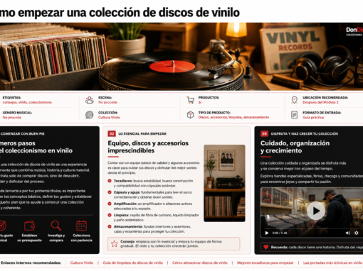 Cómo empezar una colección de discos de vinilo